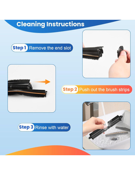 Cepillo TriCut para Aspiradora Robot Dreame X40 Ultra - Antienredos