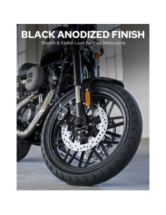 Cubiertas de tuerca del eje delantero Benlari para Harley 2002-2023 2