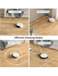 Aspiradora Robot OKP K5, 2500Pa, Control Wi-Fi y Voz, Ideal Mascotas 2