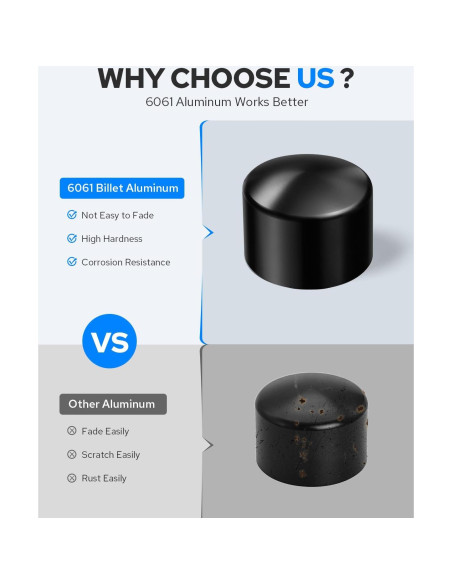 Cubiertas de tuerca del eje delantero Benlari para Harley 2002-2023