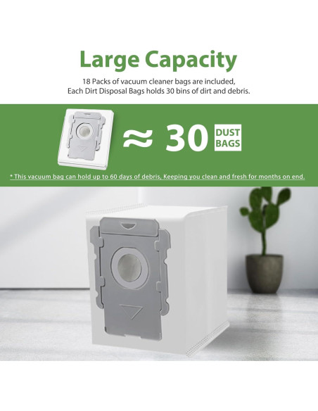 Paquete de 20 bolsas de vacío GOFWE para iRobot Roomba i7 i3 i4 i6 j7 s9