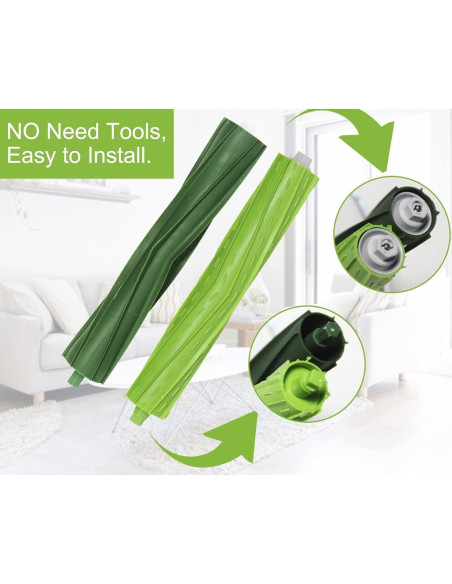 Repuestos GIBTOOL para iRobot Roomba i3 i4 E5 E6 E7 - 1 Juego