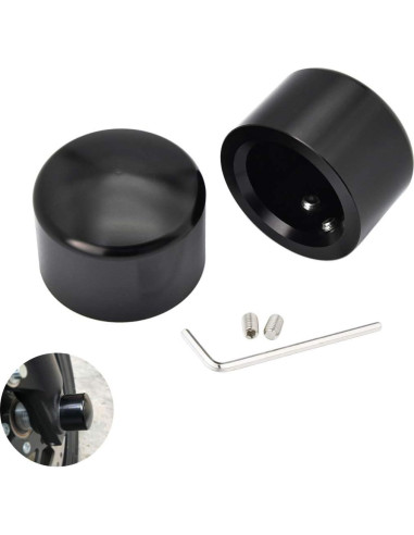 Cubiertas de tuerca del eje delantero Benlari para Harley 2002-2023