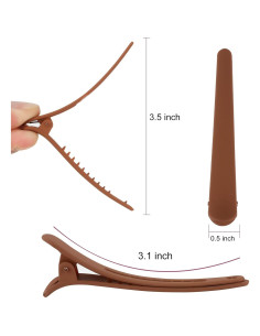 YISSION Clips para Cabello 24 Pcs 20 cm Sin Marcas Mate 2