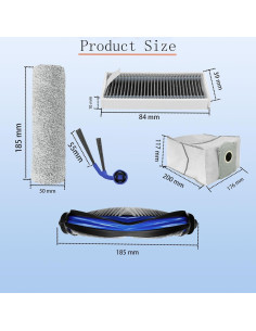 Kit de Accesorios para Aspiradora Ecovacs Deebot X9 Pro 2