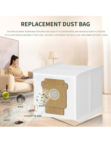 Kit de Repuesto HUKWIMO para iRobot Roomba 405/505 - 16 Piezas