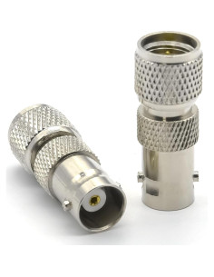 Adaptador BNC hembra a Mini UHF SO239 macho Ahoaepy 2PCS 2