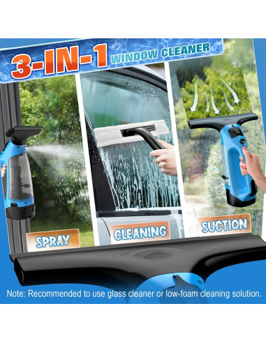 Limpiaparabrisas Inalámbrico 3 en 1 Ankuwa KS-5529C 25.4 cm