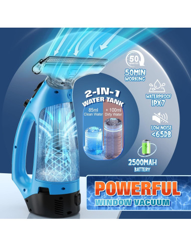 Limpiaparabrisas Inalámbrico 3 en 1 Ankuwa KS-5529C 25.4 cm