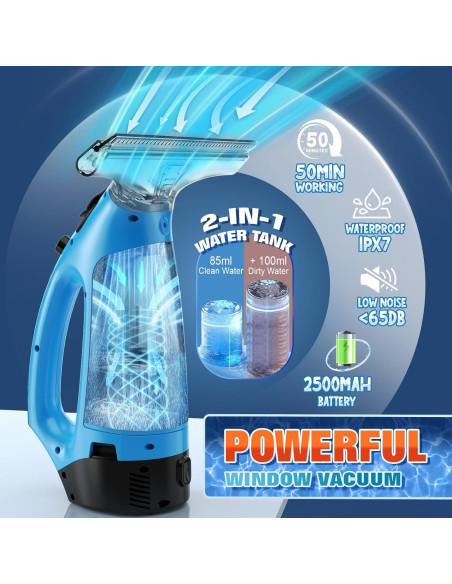 Limpiaparabrisas Inalámbrico 3 en 1 Ankuwa KS-5529C 25.4 cm