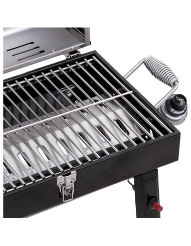 Parrilla de Gas Portátil Char-Broil 1 Quemador Acero Inoxidable