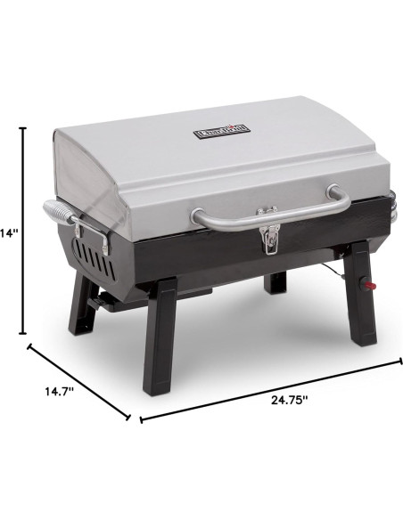 Parrilla de Gas Portátil Char-Broil 1 Quemador Acero Inoxidable