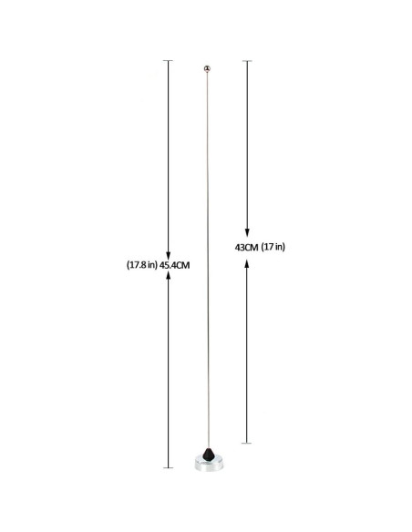 Antena VHF HYS TC-HC152V 136-174MHz 45.2cm NMO