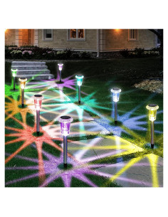 Luces Solares para Jardín Eyrosa, Paquete de 10, Impermeables