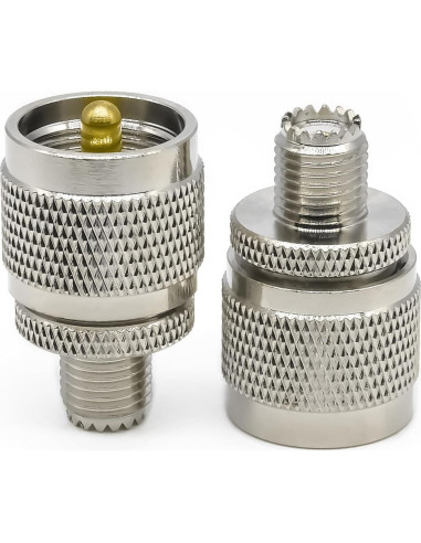 Adaptador Coaxial PL259 Femenino a SO239 Masculino 2PCS