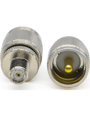 Adaptador Coaxial PL259 Femenino a SO239 Masculino 2PCS