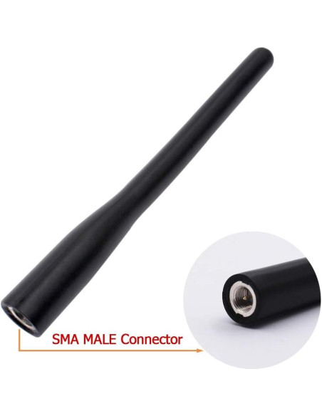 Antena de pato de goma Aimtobest STD-CAT460 para radios de mano