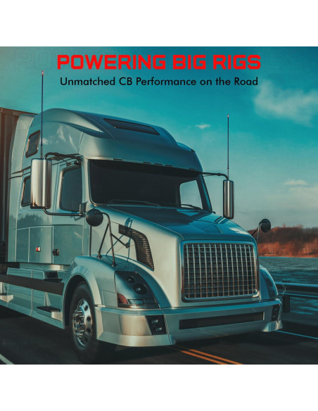 Antena de Radio CB Prostick 2 Pies Fibra de Vidrio 1000W