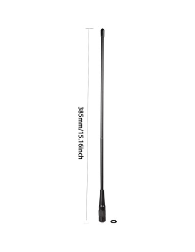 Antena de Aviación Radtel 108-136Mhz SMA Femenino 35cm