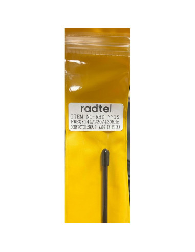 Antena de Aviación Radtel 108-136Mhz SMA Femenino 35cm