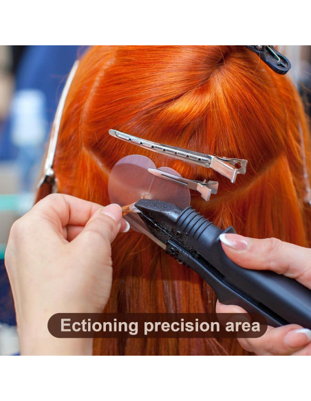 15 Clips de Pelo en Forma de Pato Metal Plateado 8.9 cm