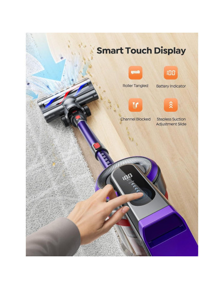 Aspiradora Inalámbrica BuTure VAC JR400 450W 38Kpa 55min