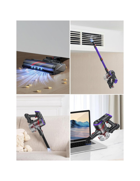 Aspiradora Inalámbrica BuTure VAC JR400 450W 38Kpa 55min