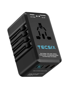 Convertidor de Voltaje 220V a 110V TECSIX con 4 USB