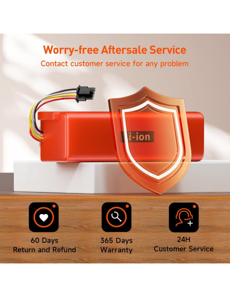 Batería de Reemplazo Palowextra 14.4V 6700mAh para Roborock