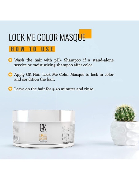 Mascarilla Acondicionadora GK HAIR Lock Me 200g - Protección Color