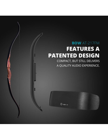 Antena de Radio Interior Antop Amplificada Direccional 50 Millas