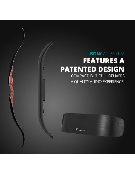 Antena de Radio Interior Antop Amplificada Direccional 50 Millas