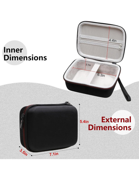 Funda LTGEM para Etiquetadora Brother PT-M95 - Protección Dura
