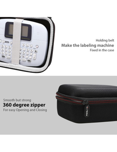 Funda LTGEM para Etiquetadora Brother PT-M95 - Protección Dura
