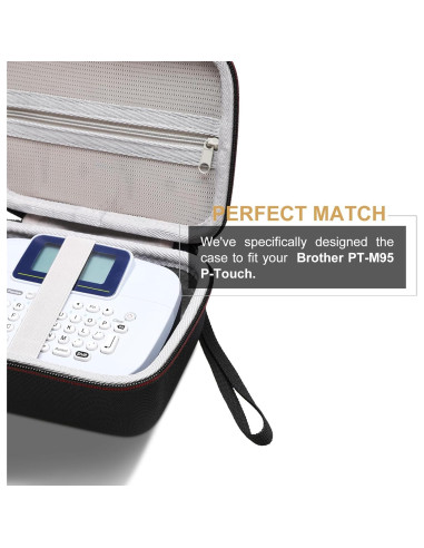 Funda LTGEM para Etiquetadora Brother PT-M95 - Protección Dura
