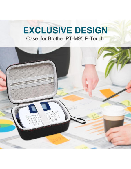 Funda LTGEM para Etiquetadora Brother PT-M95 - Protección Dura