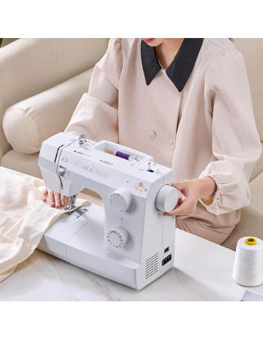 4 Piezas Accesorios Máquina de Coser Brother Plástico Blanco