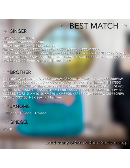 Funda Acolchada para Máquina de Coser Universal Rodi's - Turquesa