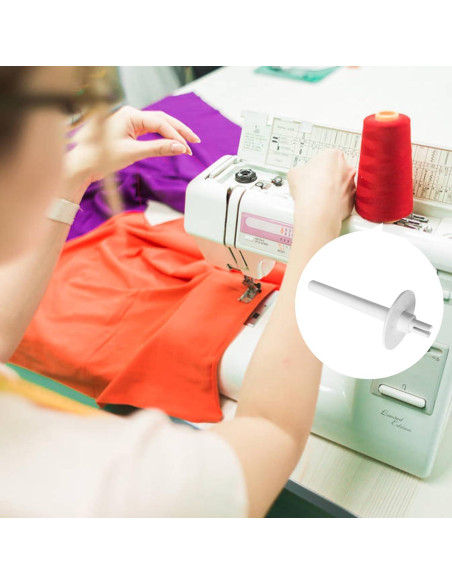 4 Piezas Accesorios Máquina de Coser Brother Plástico Blanco