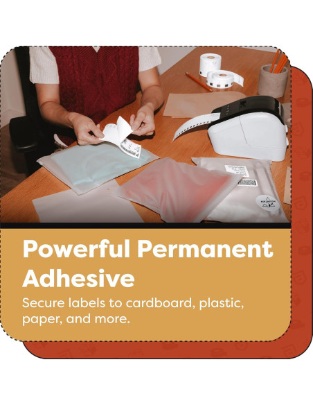 Etiquetas Térmicas Aegis Adhesives DK-1201 27.94x88.9mm 12 Rollos