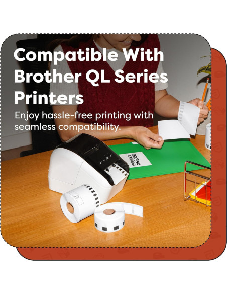 Etiquetas Térmicas Aegis Adhesives DK-1201 27.94x88.9mm 12 Rollos