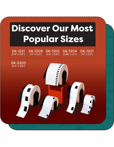 Etiquetas Térmicas Aegis Adhesives DK-1201 27.94x88.9mm 12 Rollos