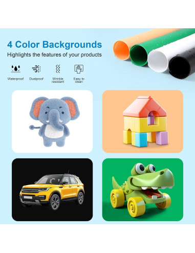 Estudio Fotográfico Portátil DIYLooks 30.48cm con 144 LEDs