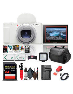 Cámara de Vlog Sony ZV-1 II Blanca 20.1MP 4K + Accesorios
