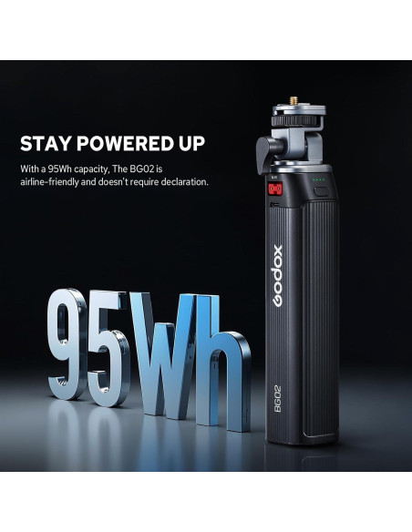 Empuñadura de Batería Godox BG02 6600mAh para Flash AD200