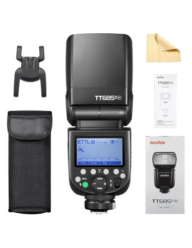 Flash Godox TT685II-N TTL 2.4GHz GN60 para Cámaras Nikon