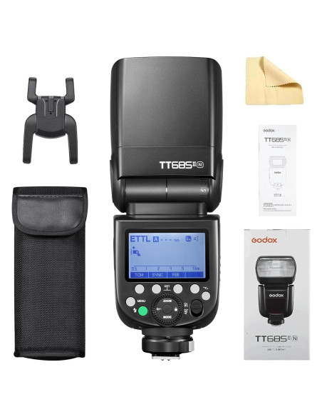 Flash Godox TT685II-N TTL 2.4GHz GN60 para Cámaras Nikon