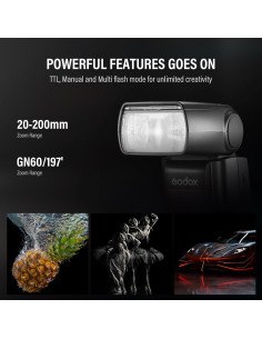 Flash Godox TT685II-N TTL 2.4GHz GN60 para Cámaras Nikon 2