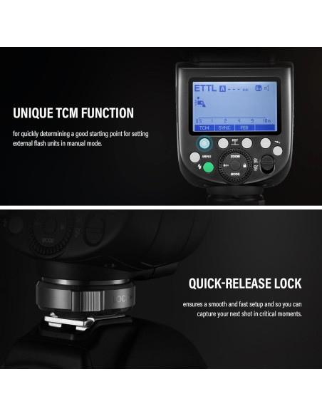 Flash Godox TT685II-N TTL 2.4GHz GN60 para Cámaras Nikon