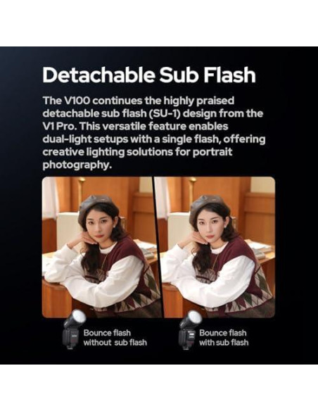 Flash Inalámbrico Godox V100N 100Ws para Cámara Nikon